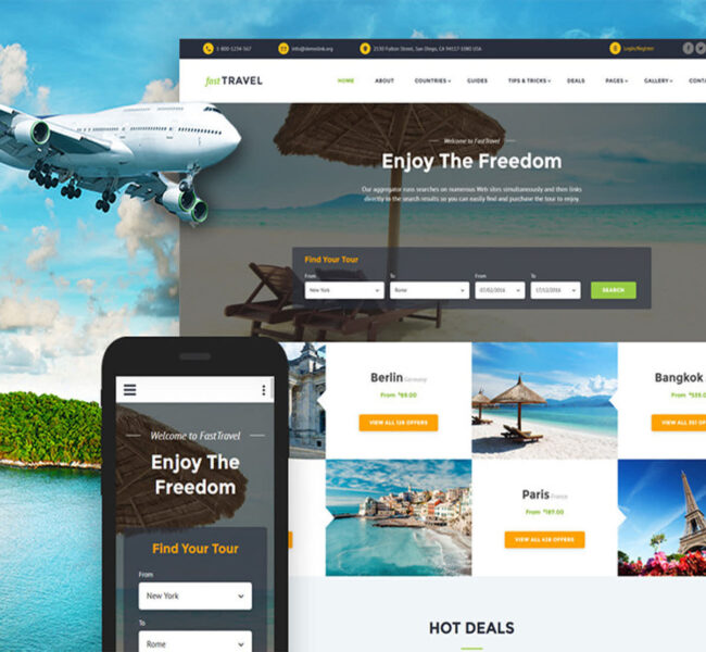 Turizm web tasarimi seyahat acentesi sitesi online rezervasyon sistemi